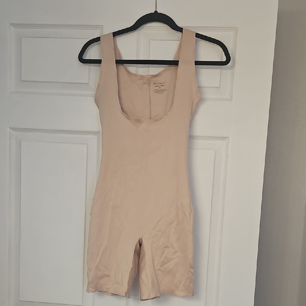 Skinnygirl Beige Shapewear Bodysuit